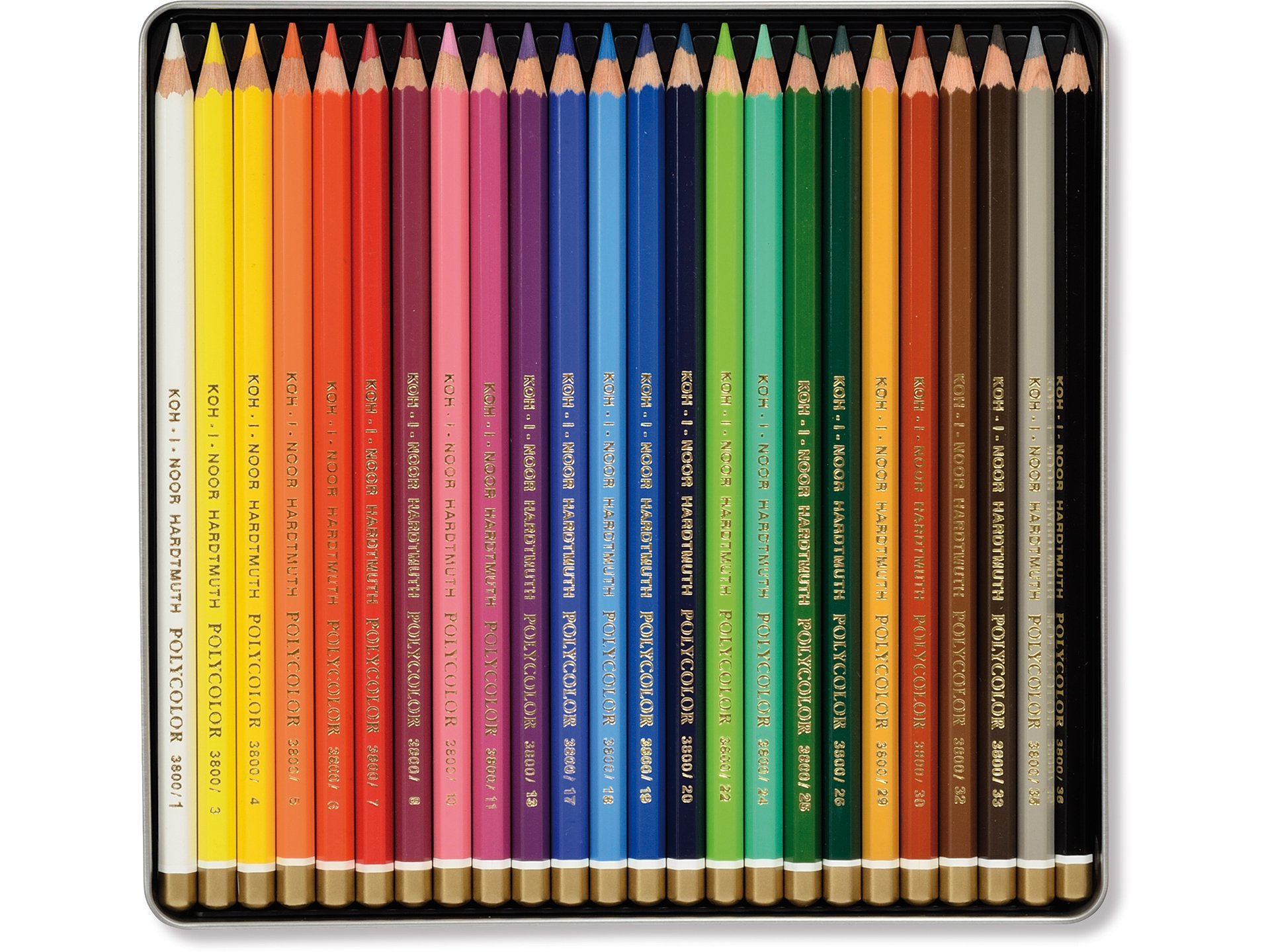 Koh-i-Noor Farbstift Polycolor 3800, 24er-Set