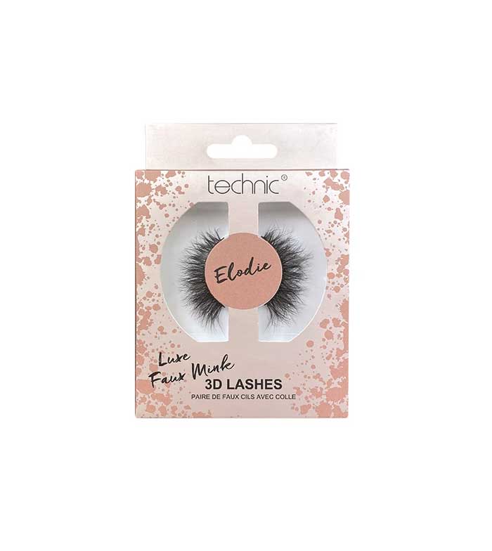 Technic Cosmetics - Cílios postiços Luxe Faux Mink 3D - Elodie