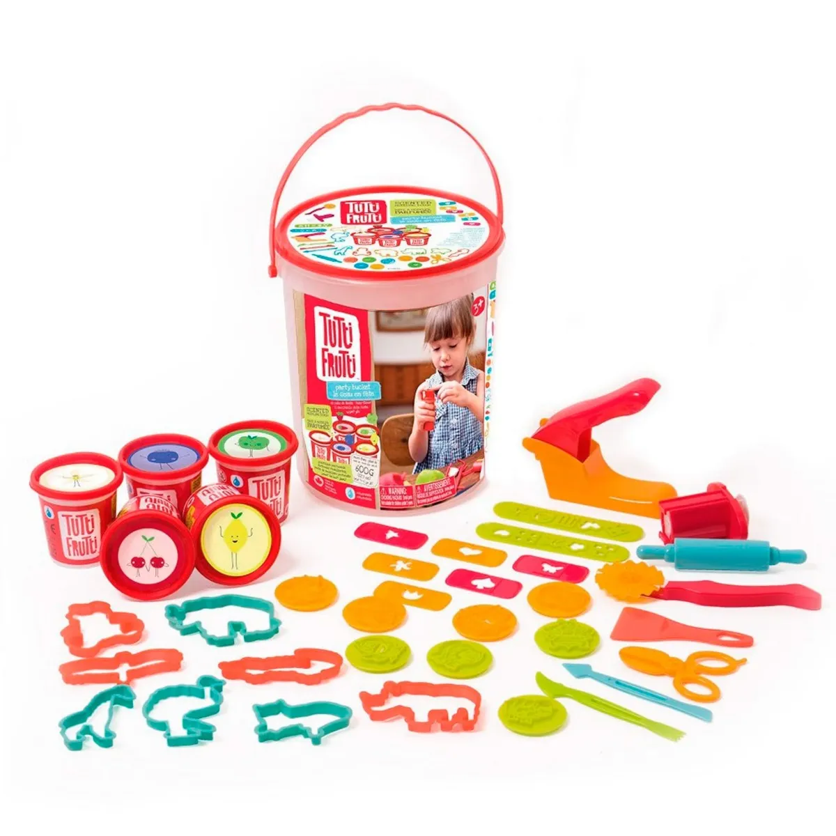 Tutti Frutti Ensemble Pâtes à Modeler - Le Seau En Fête
