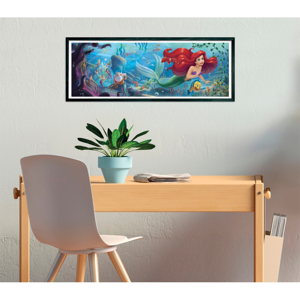 Clementoni Prinzessin Kleine Meerjungfrau 1000-teiliges Panorama-Puzzle