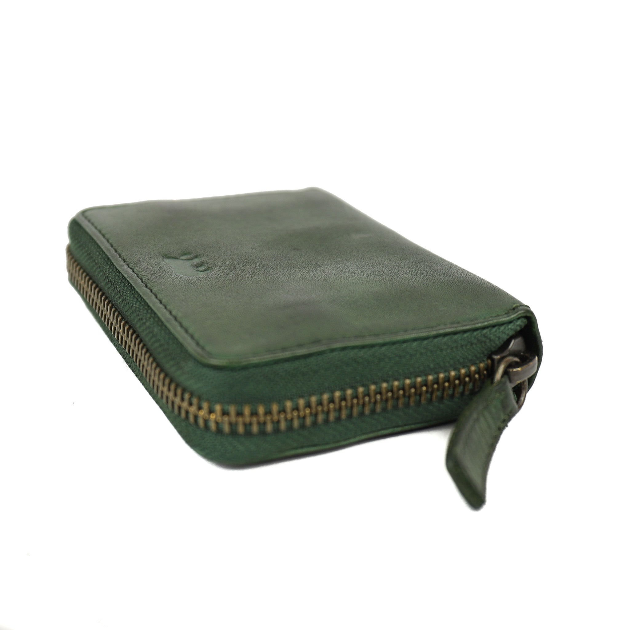 Ritsportemonnee/pasjeshouder 'Rudie' groen Groen