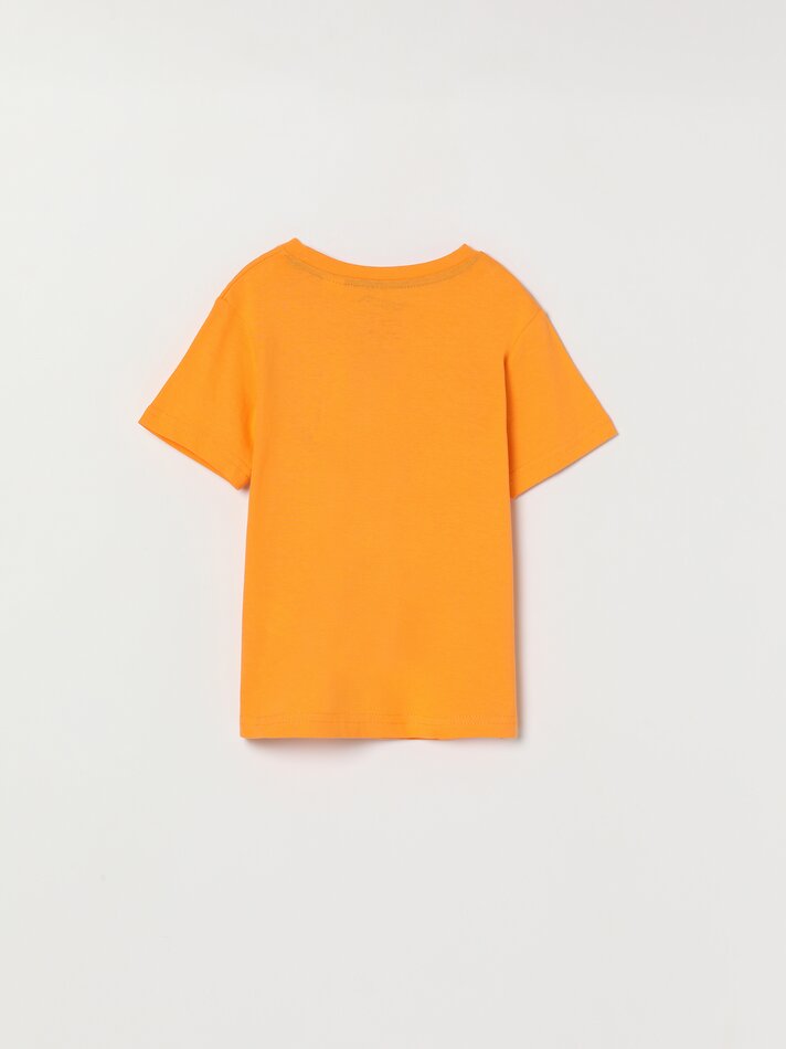 Conjunto de pijama curto estampado Hot Wheels da Mattel - Laranja
