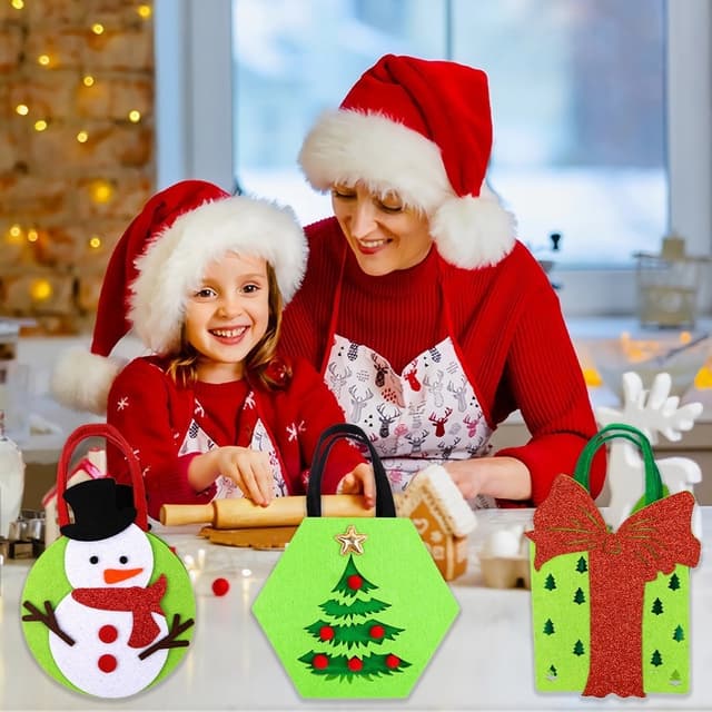 Christmas Christmas Sweets Cookies Bag Julegavegavepose