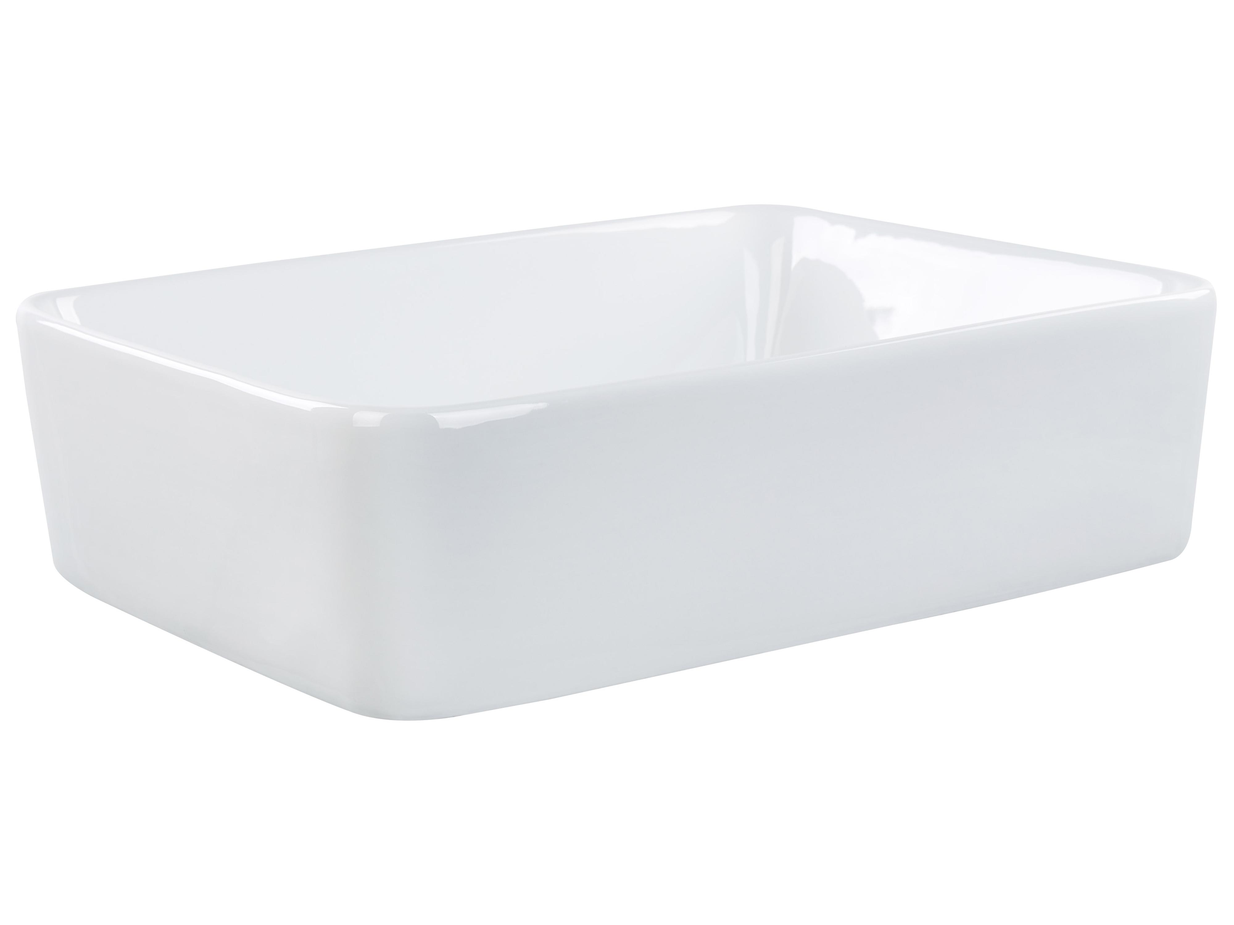 Wastafel voor aanrechtblad TRAVESIA 49 x 38 cm Keramiek Wit