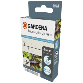 Gardena Micro Drip T-stuk 3/16