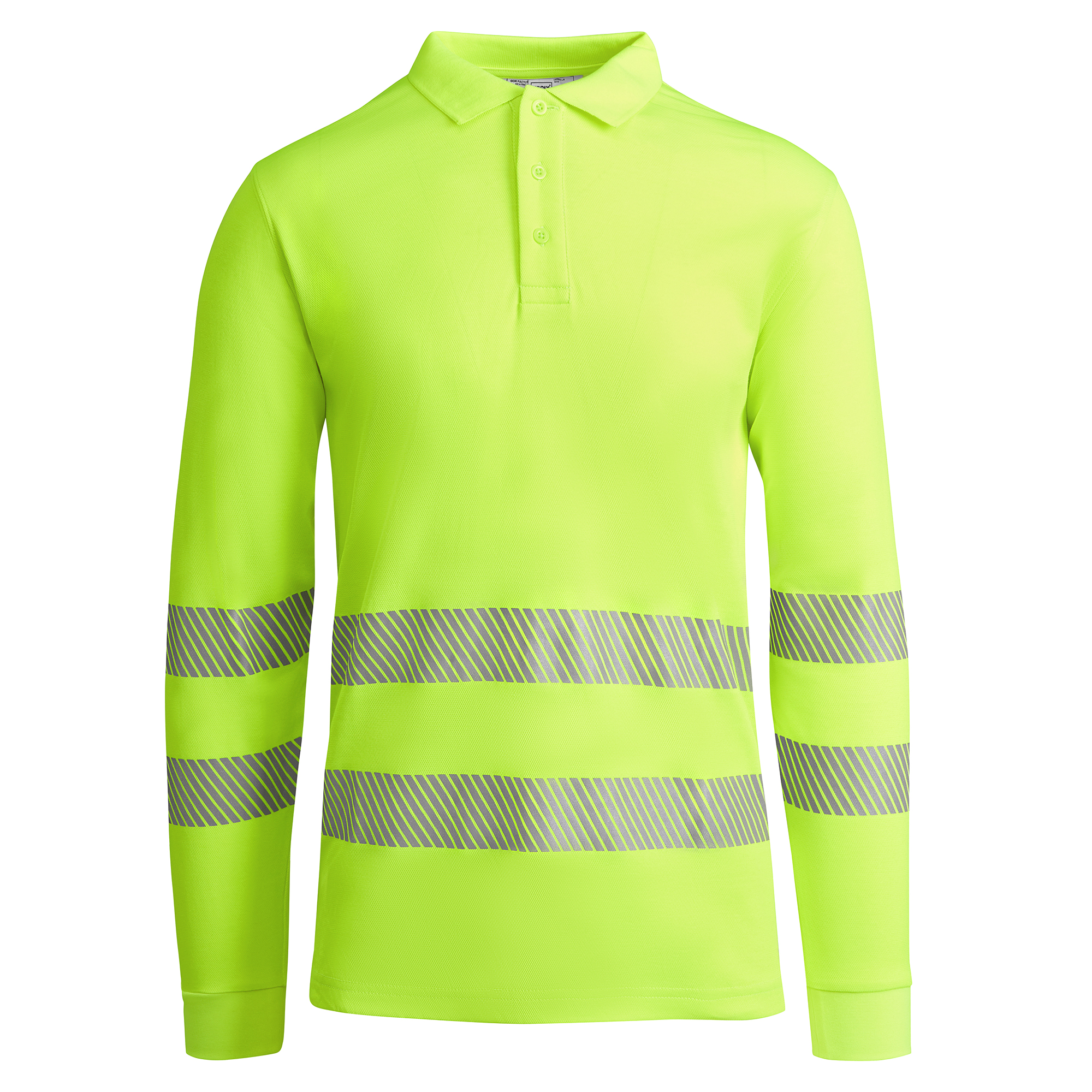 Roly HV9319 - ATRIO LS Polo technique haute visibilité à manches longues