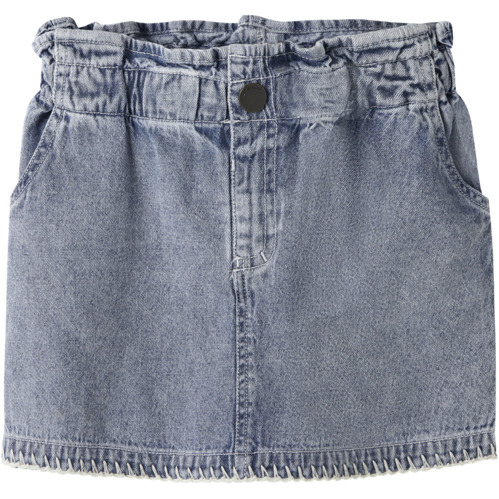 Køb Lil'Atelier Medium Blue Denim Nmffunda Loose Dnm Nederdel 5552-Fd Lil