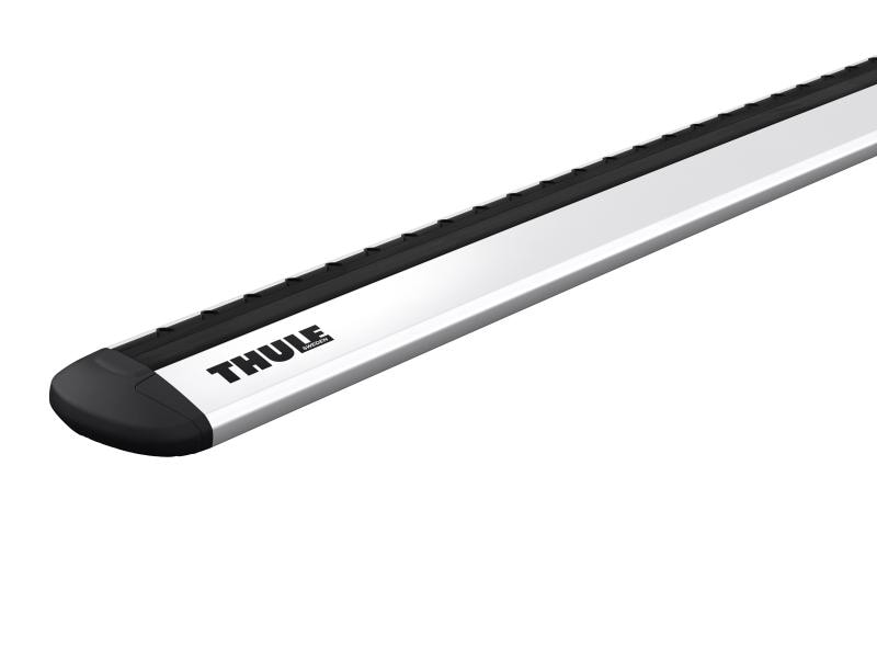 Thule Lastenträger WingBar Evo 127 cm, Silber, 2 Stk. Aerodynamische Laststrebe