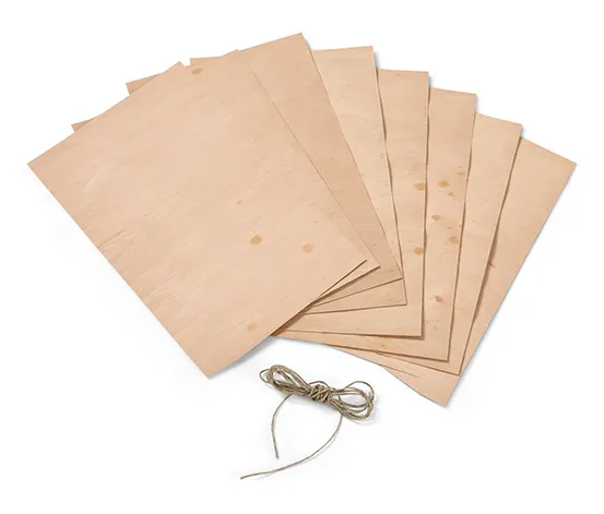 Wrap-Grillpapier aus Buchenholz