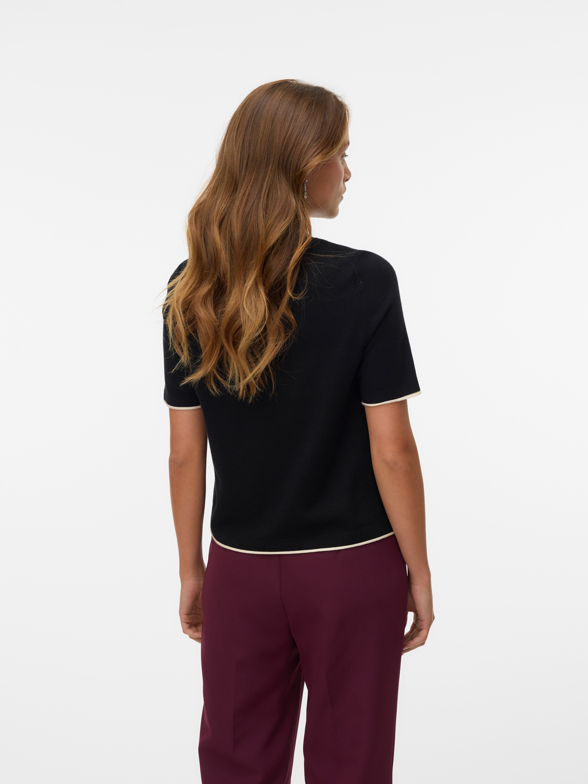 Vero Moda Kurzarmpullover »VMBREEZE SS O-NECK PULLOVER BOO«
