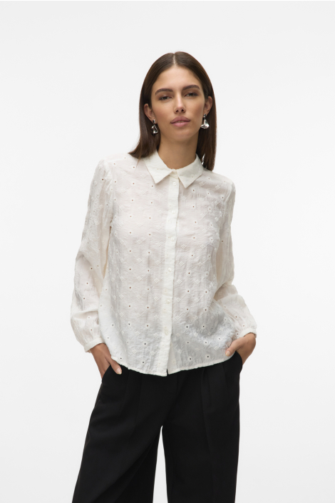 Vero Moda ecru dames blouse