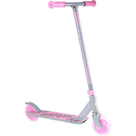 Skeight LED løbehjul grå/pink