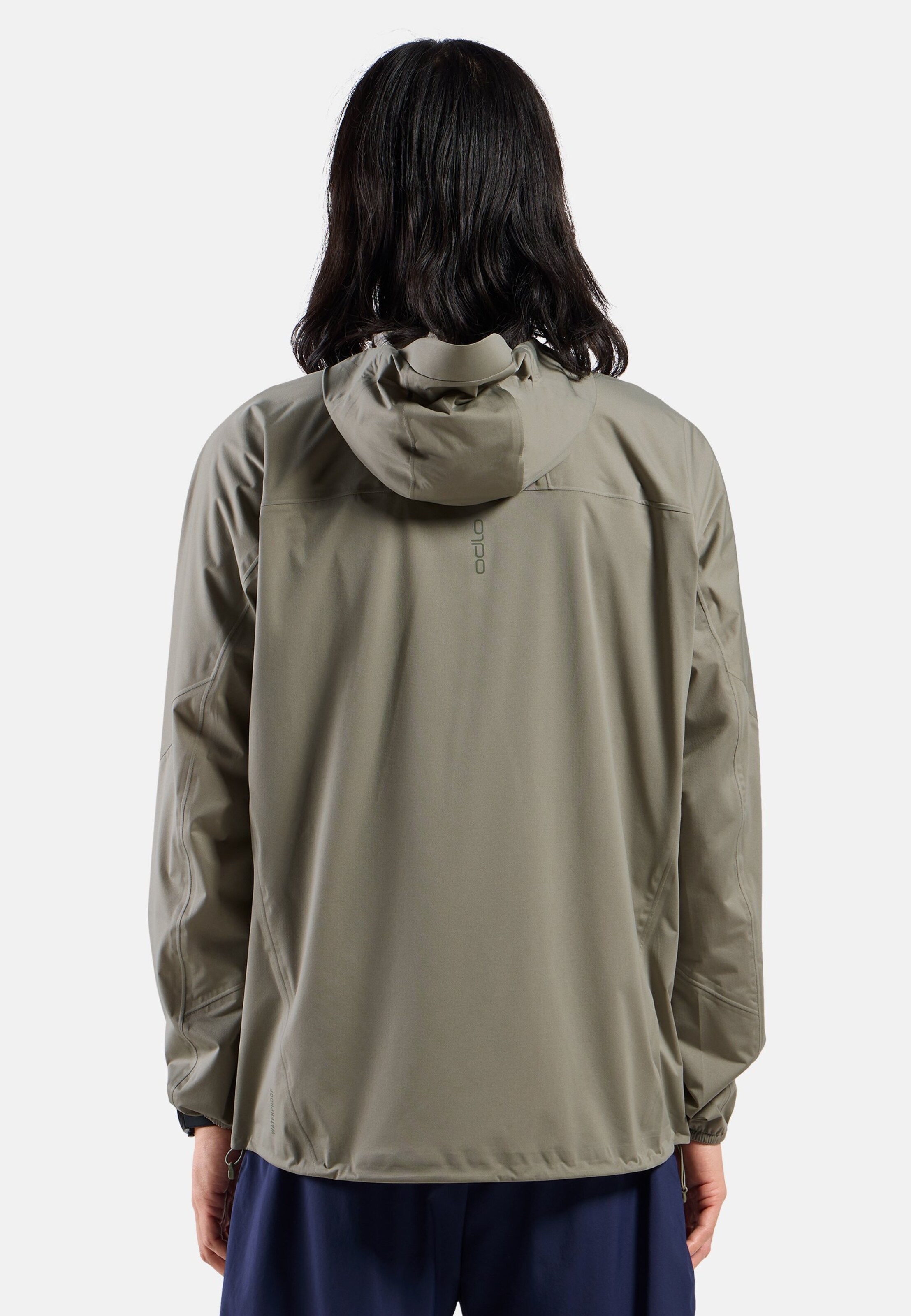 Wasserdichte X-Alp Performance Knit Laufjacke in vetiver