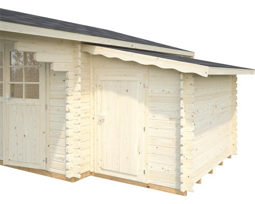 Palmako aanbouwschuur 163 x 235 cm naturel