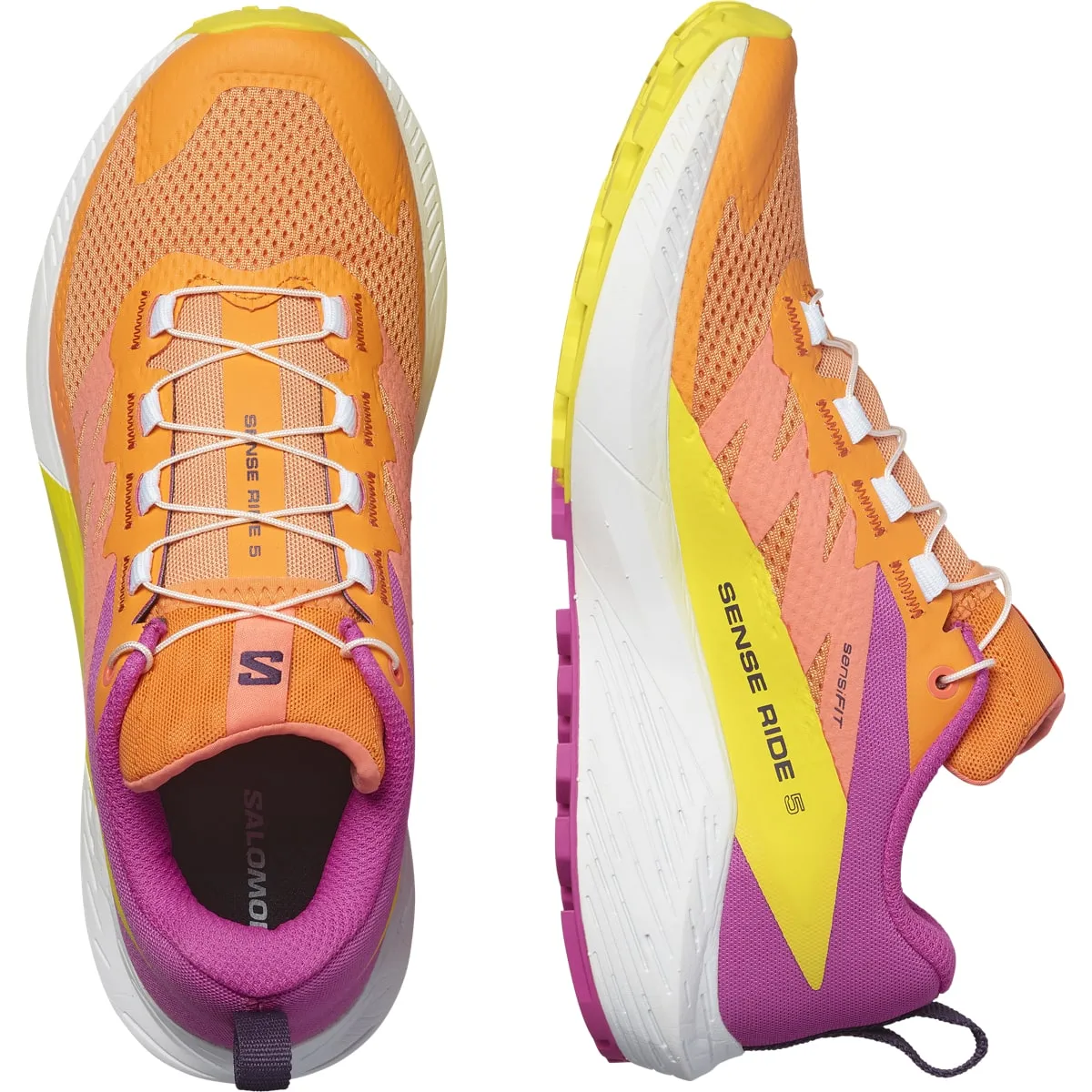 Salomon Sense Ride 5 Bird Of Paradise/White/Sulphur Spring