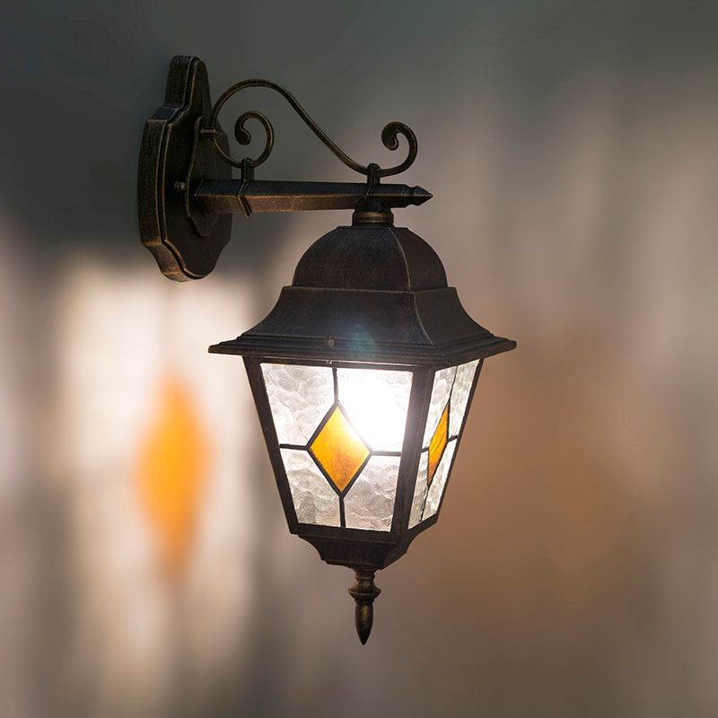 Smart vintage buiten wandlantaarn brons incl. Wifi A60 - Antigua
