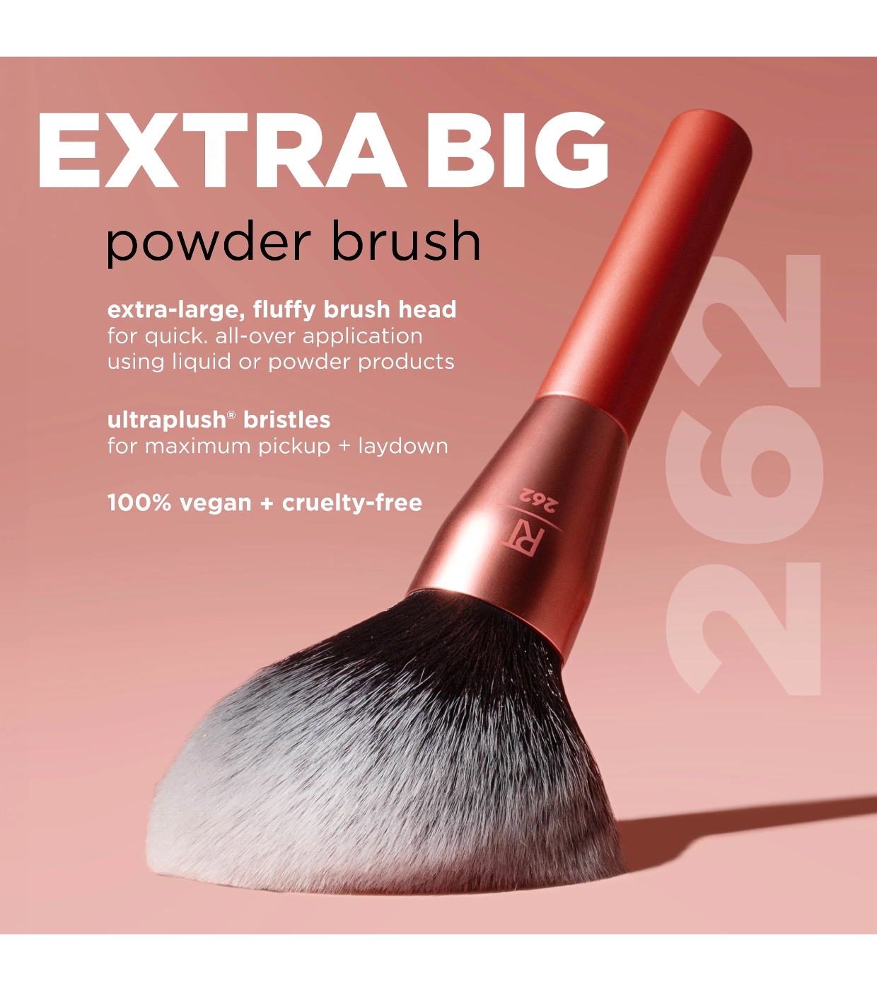 Real Techniques - Pincel para Pó Extra Big Powder Brush - 262