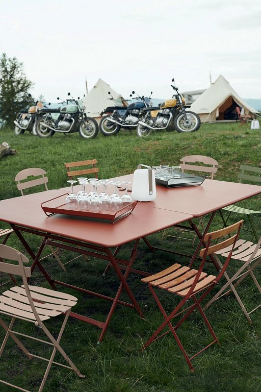 Fermob Caractère tuintafel 128x128 Cotton White