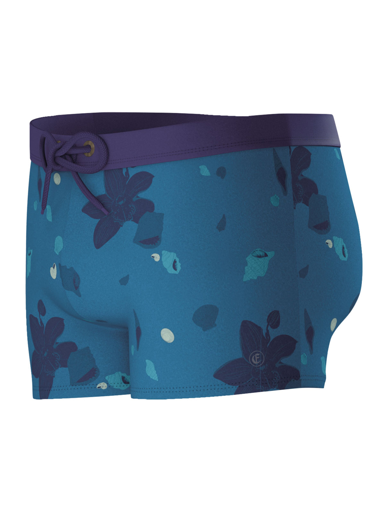 Boxer de bain Lagon en matière recyclée