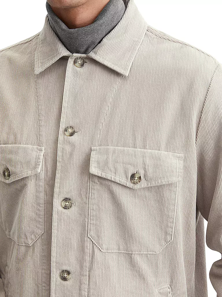 MARC O'POLO Overshirt grau