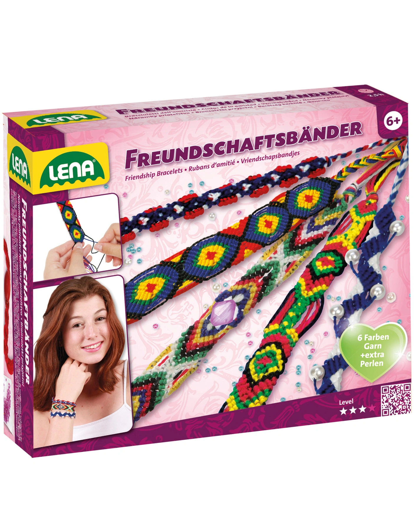 Bastelset FREUNDSCHAFTSARMBÄNDER in bunt