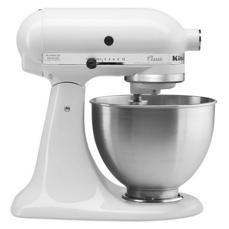 Batedeira KitchenAid Classic Series de 10 velocidades e 4,5 litros.