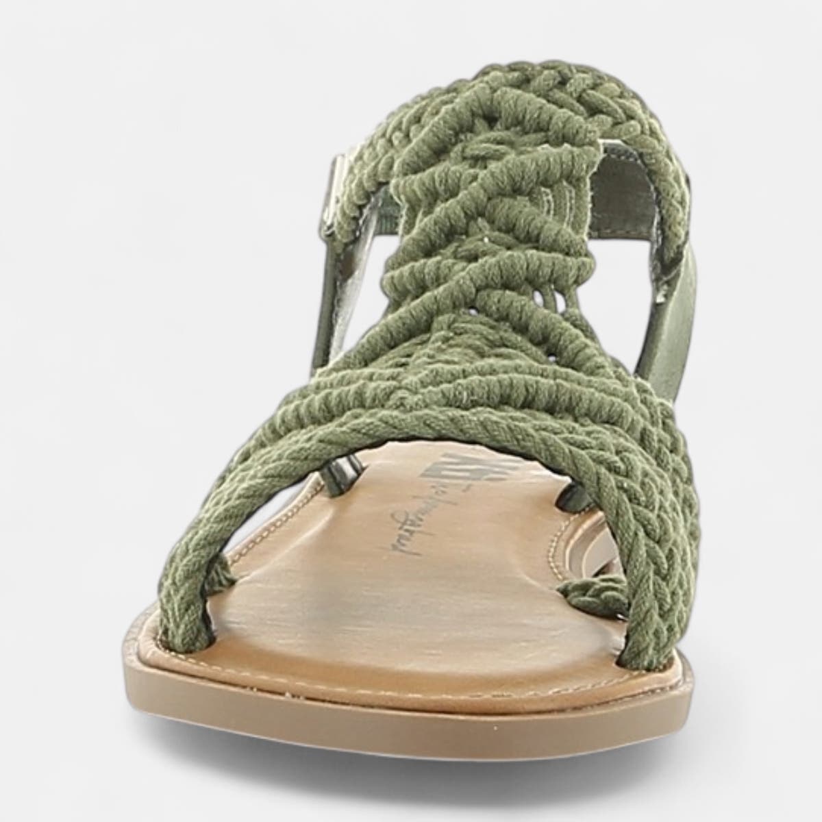 Nu-pieds Femme kaki