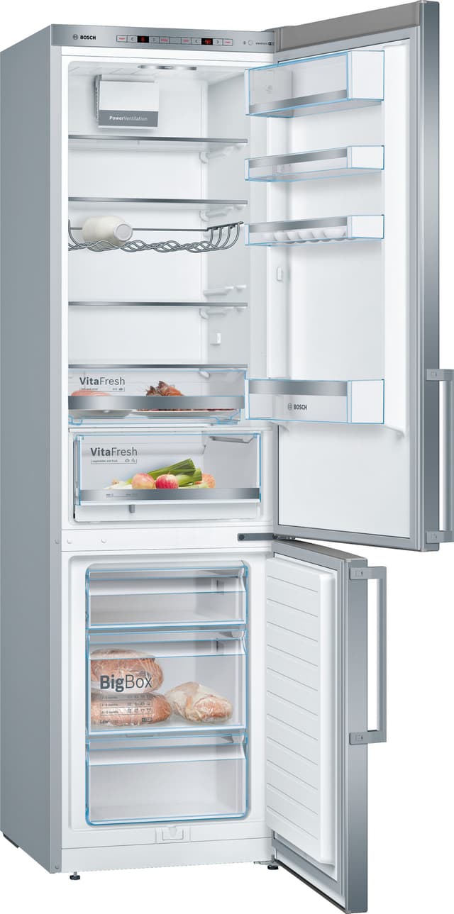 Bosch Serie 6 kølefryseskab KGE398IBP (inox-easyclean)