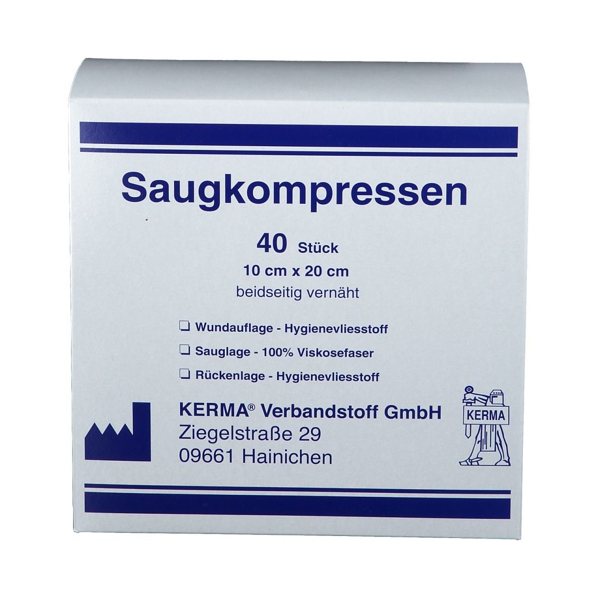 Saugkompressen 10 x 20 cm unsteril