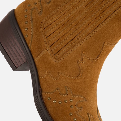Muyters Cowboylaarzen cognac Leer