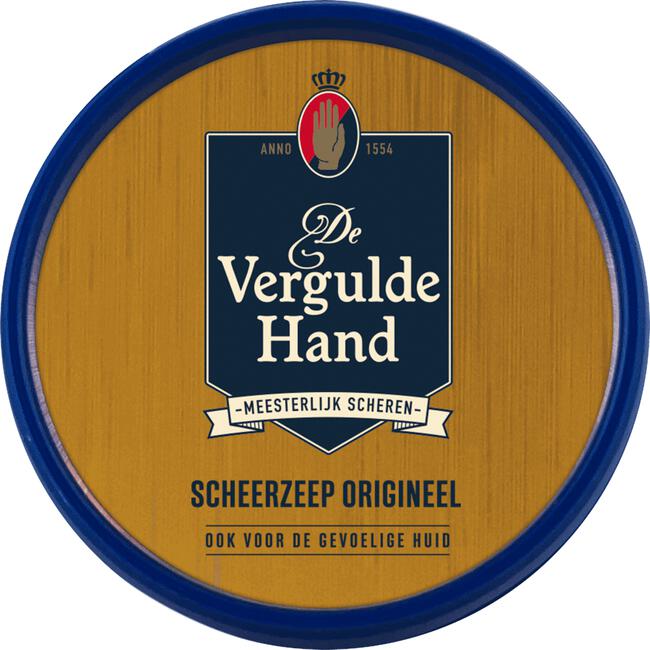 Vergulde Hand Scheerzeeptablet