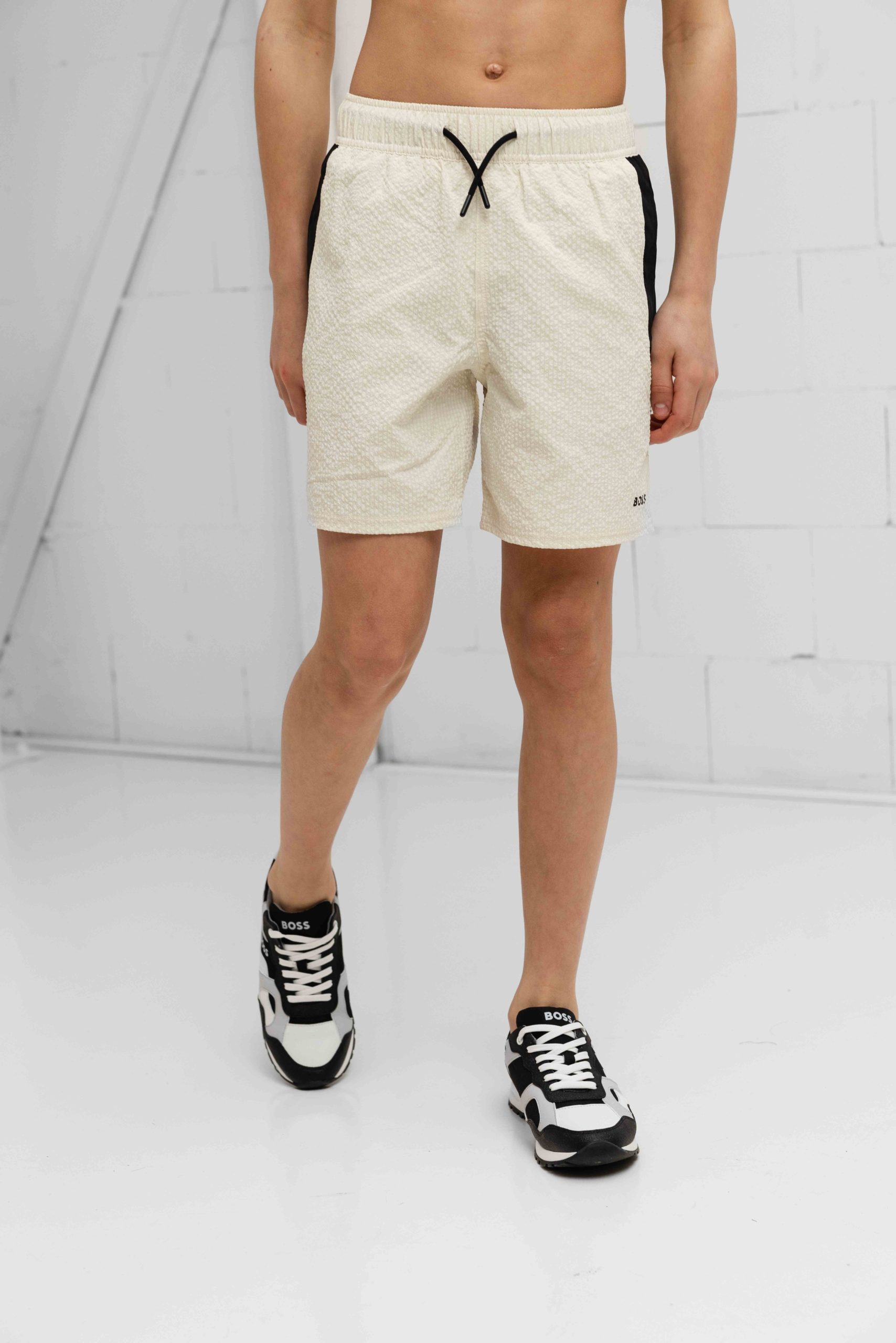 Hugo Boss Zwembroek Kids Beige/Zwart