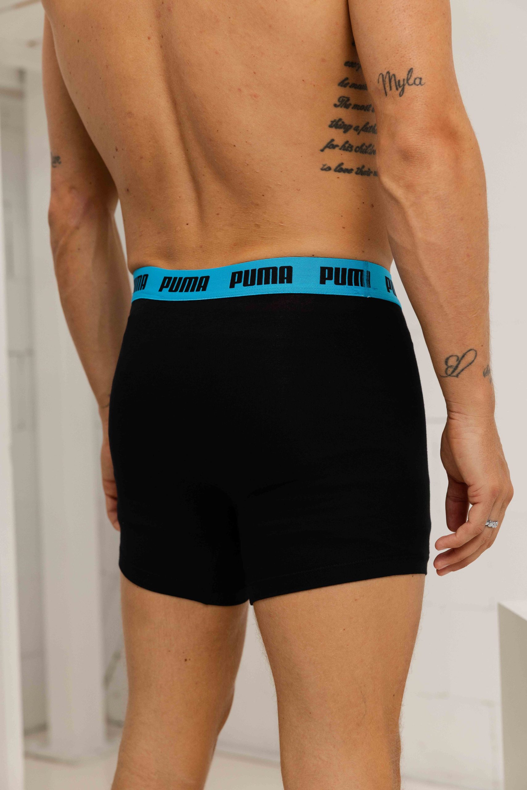 Puma Everyday Basic Boxershort Heren 3-Pack Black Pop