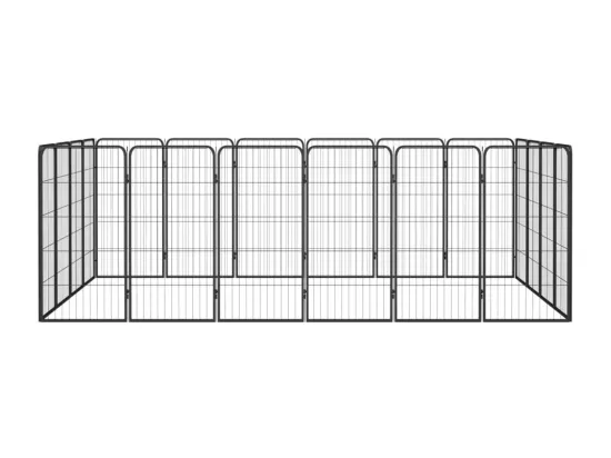 Parc pour chien 20 noire 300 x 200 x 100 cm 02_0043618