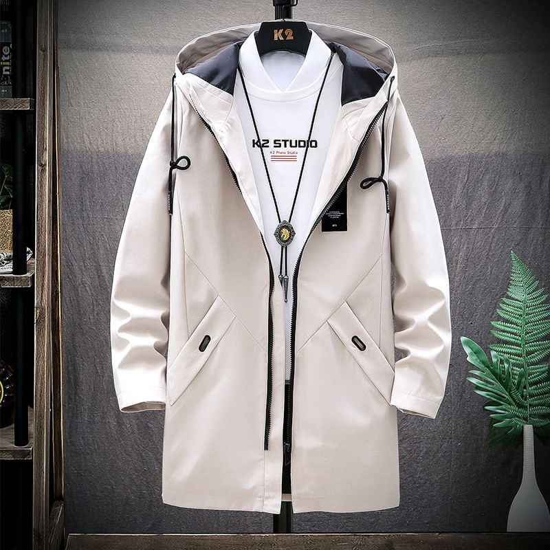 Sunkissed - Applicatie capuchon parka met rits