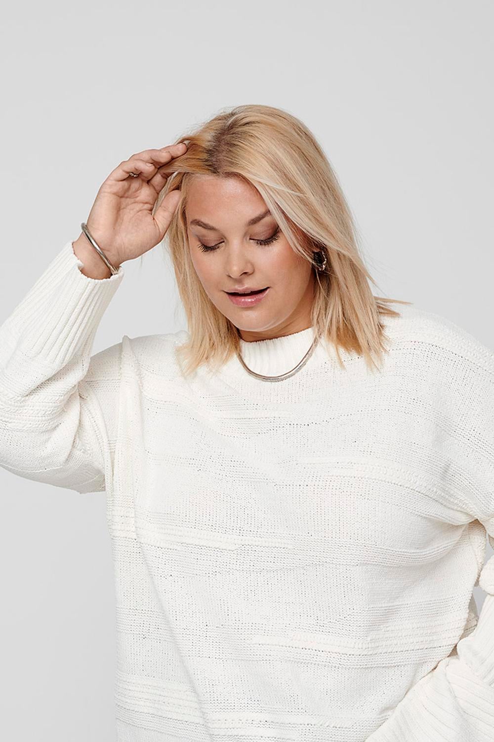 CARIMA Strickpullover Cloud Dancer
