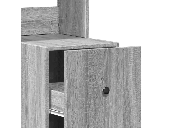 Armoire de cuisine sonoma gris 35x50x180 cm bois d’ingénierie