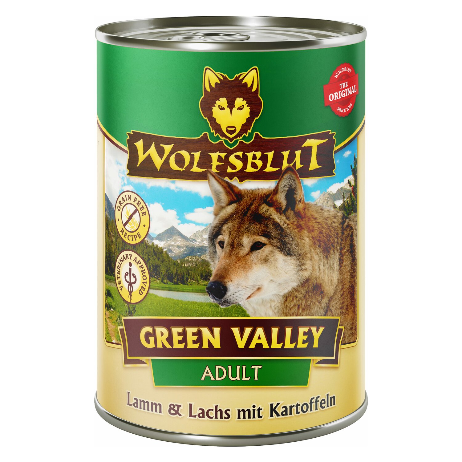 WOLFSBLUT Nassfutter Adult Green Valley - Lamm & Lachs