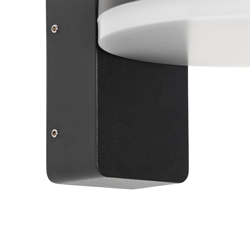 Moderne buiten wandlamp zwart incl. LED IP54 - Esmee