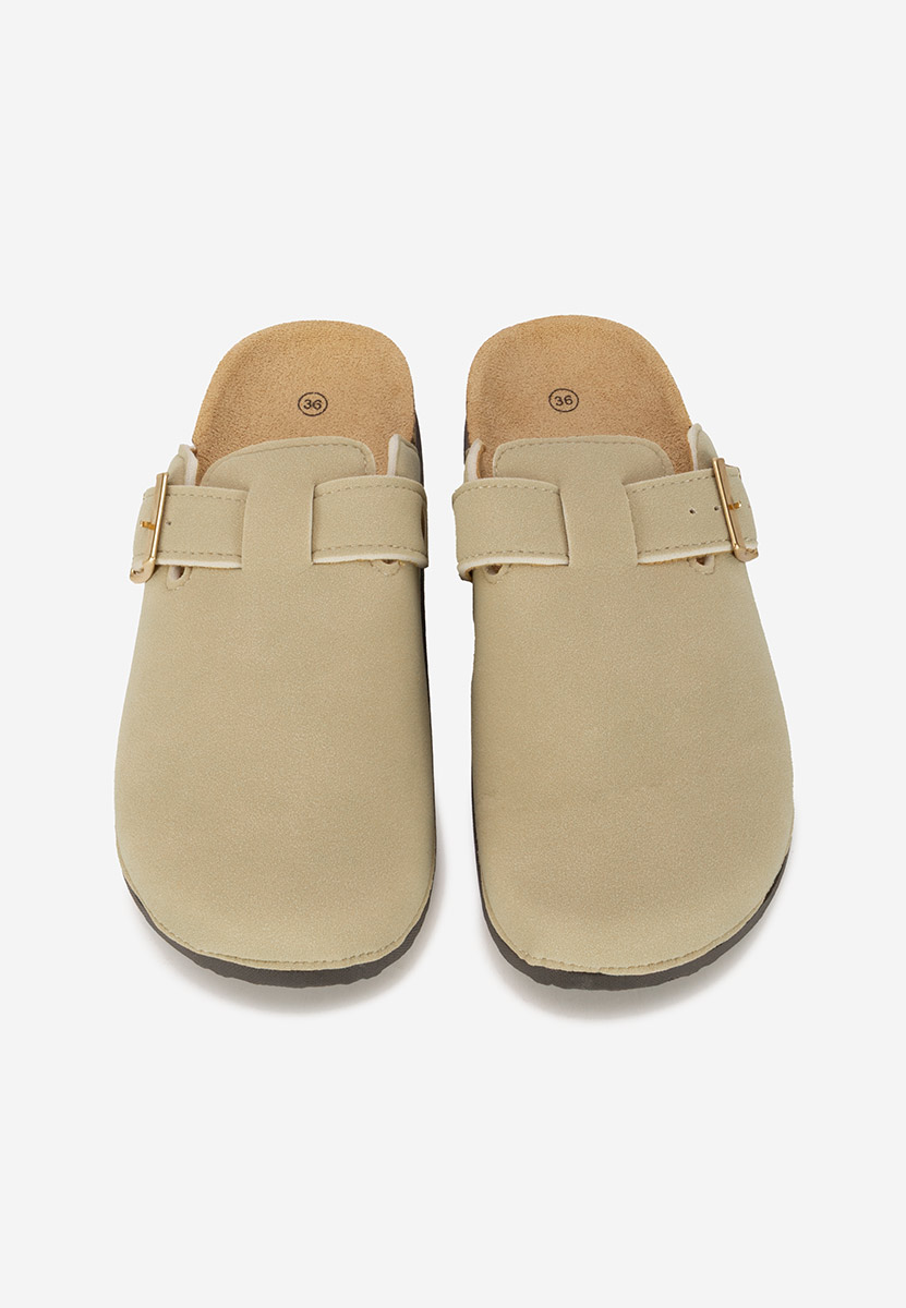 Sabots femme beige Sanilia