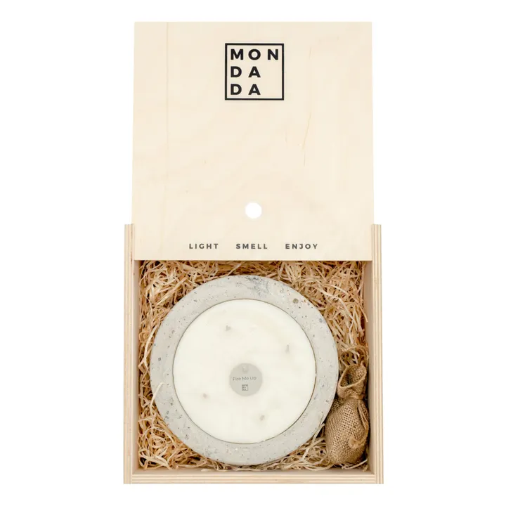 Mon Dada Bougie d'intérieur parfumée Fire me up M | Gris