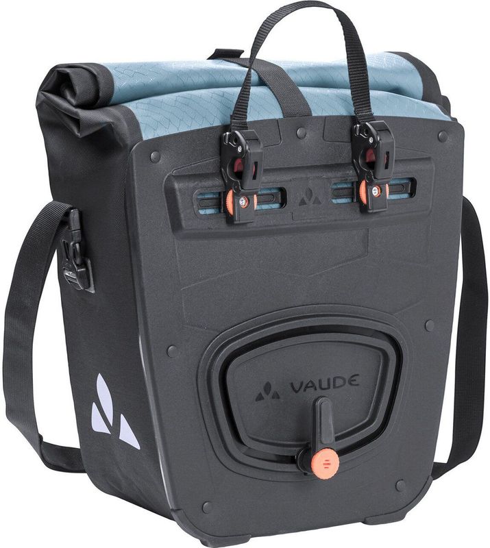 Vaude - Aqua - Fietstassen - Blauw - Gerecycled Materiaal - Waterdicht - Set van 2