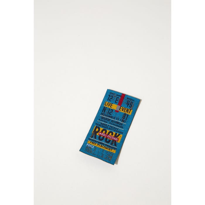 Atelier Veritas-Patch ticket rock event 7x3,5cm