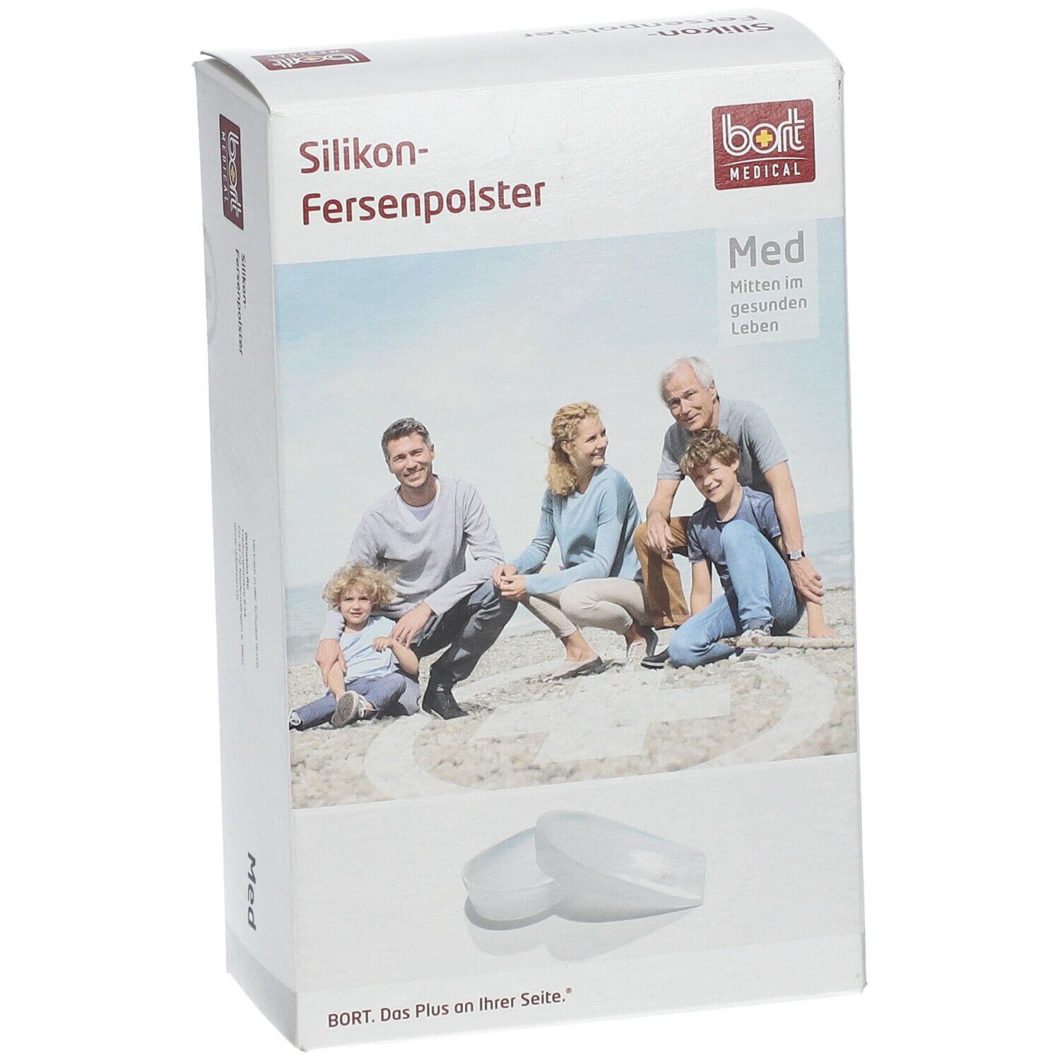 BORT Silikon-Fersenpolster Gr. L