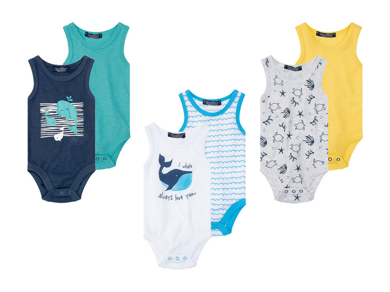 2 baby rompers