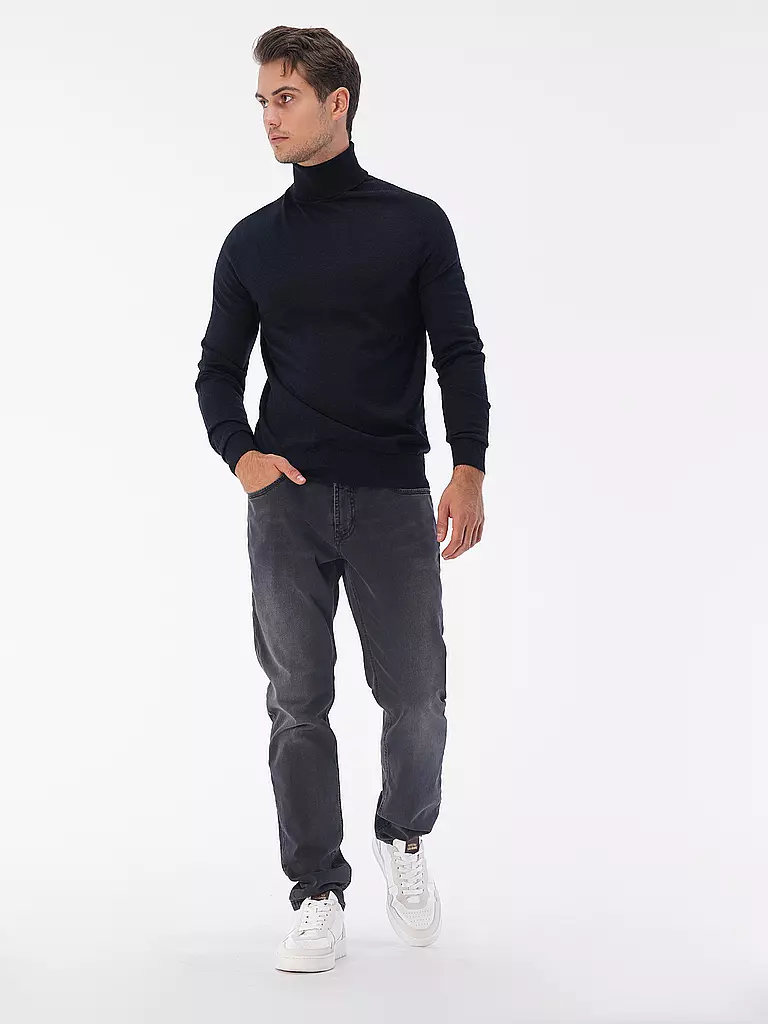 TIGER OF SWEDEN Rollkragenpullover NEVILE blau