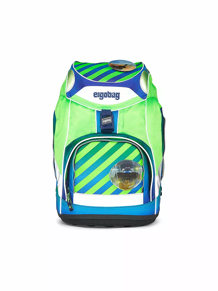 ERGOBAG Schulrucksack Set 6tlg Pack - TruckBär Neo Edition grün