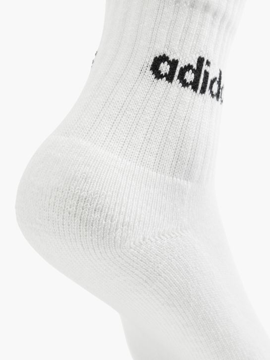 adidas 3 Pack Socken Weiss