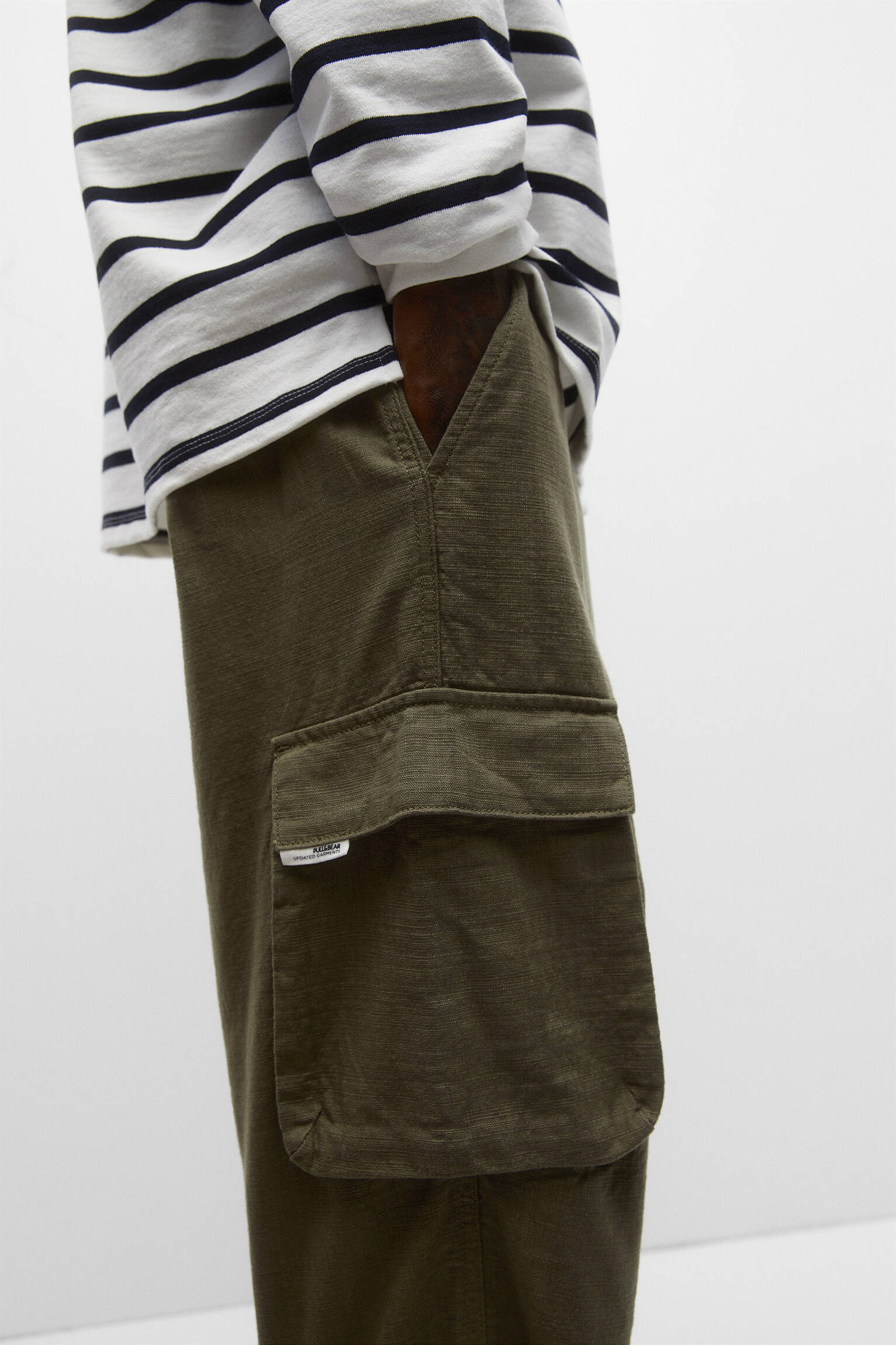 CALÇA CARGO - CÁQUI