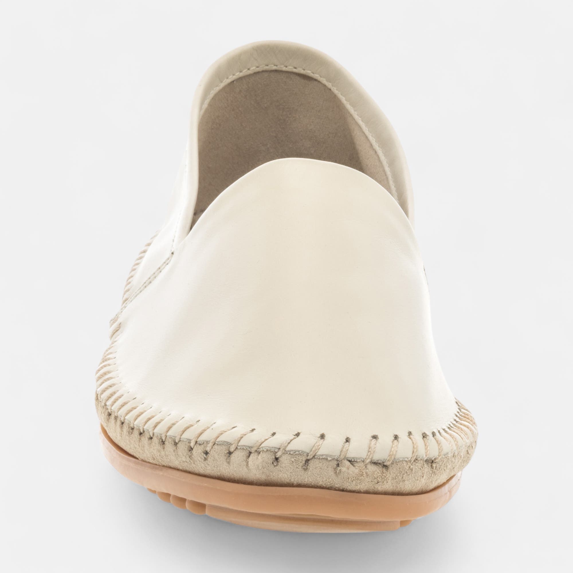 Mocassins Femme en cuir beige
